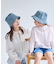 【KIDS/キッズ】【接触冷感・通気性】お着軽シャツシリーズ/綿ボイルシャツ/リンクコーデ