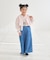 【KIDS/キッズ】【接触冷感・通気性】お着軽シャツシリーズ/綿ボイルシャツ/リンクコーデ