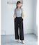 【3サイズ展開】サスペンダー付きワイドパンツ