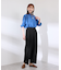 【3サイズ展開】サスペンダー付きワイドパンツ