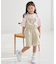 【KIDS】【吸水速乾・防シワ】キャミサロペット