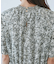 【emur/エミュール】マーガレット柄シャーリングワンピース