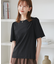 【UVカット・接触冷感】70シルケットパフスリーブトップス