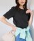 【UVカット・接触冷感】70シルケットパフスリーブトップス