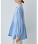 【接触冷感・通気性】お着軽シャツシリーズ/綿ボイルペプラムシャツ