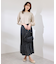 【WEB限定カラー:ネイビー、ピンク】袖シアーカットトップス