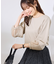 【WEB限定カラー:ネイビー、ピンク】袖シアーカットトップス
