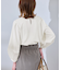 【WEB限定カラー:ネイビー、ピンク】袖シアーカットトップス