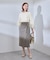 【WEB限定カラー:ネイビー、ピンク】袖シアーカットトップス