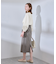 【WEB限定カラー:ネイビー、ピンク】袖シアーカットトップス