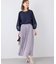【WEB限定カラー:ネイビー、ピンク】袖シアーカットトップス