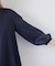 【WEB限定カラー:ネイビー、ピンク】袖シアーカットトップス