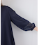 【WEB限定カラー:ネイビー、ピンク】袖シアーカットトップス