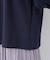 【WEB限定カラー:ネイビー、ピンク】袖シアーカットトップス