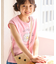【KIDS/キッズ】【接触冷感】水で色が変わるマーガレットプリントトップス