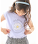 【KIDS/キッズ】【接触冷感】水で色が変わるマーガレットプリントトップス