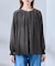 割繊ギャザーブラウス