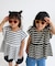 【KIDS/キッズ】ボーダーチュニックトップス