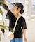 【KIDS/キッズ】【UVカット・接触冷感】レースドッキングフレアスリーブトップス/リンクコーデ