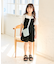 【KIDS/キッズ】【UVカット・接触冷感】レースドッキングフレアスリーブトップス/リンクコーデ