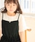 【KIDS/キッズ】【UVカット・接触冷感】レースドッキングフレアスリーブトップス/リンクコーデ