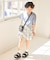 【KIDS/キッズ】【UVカット・接触冷感】レースドッキングフレアスリーブトップス/リンクコーデ