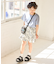 【KIDS/キッズ】【UVカット・接触冷感】レースドッキングフレアスリーブトップス/リンクコーデ