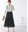 【UVカット・接触冷感】Cutee チュールレイヤード風フリルトップス