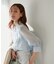 【WEB限定】シアーフリルハーフスリーブブラウス