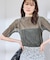 シアープリ－ツプチハイネックカットトップス