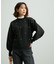 【WEB限定】パール使い格子ニットプルオーバー