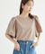 布帛ボリューム袖カットソートップス