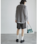 ハーフジップノースリーブニット