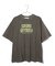 オーバーサイズピグメントロゴプリントTシャツ