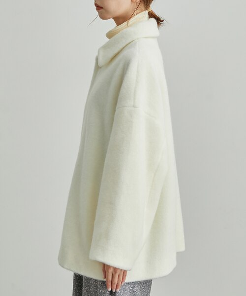 ROPE PICNIC☆カラーシャギーショートコート ROPE' PICNIC（ロペピクニック）の「カラーシャギーショート