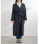 UVカット/ノーカラートレンチコート　スプリングコート/リンクコーデ
