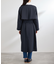 UVカット/ノーカラートレンチコート　スプリングコート/リンクコーデ