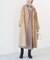 【emur】リネン混トレンチコート