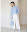 防汚加工/タックワイドパンツ
