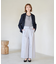 防汚加工/タックワイドパンツ