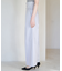 防汚加工/タックワイドパンツ