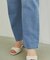 【ウエスト革命デニム】ウエストシェイプストレートデニムパンツ