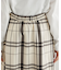 チェックボリュームスカート