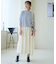 パール付きチュールティアードスカート