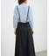 サスペンダー付きフレアスカート