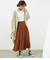 シャイニープリーツロングスカート