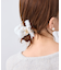 フェイクファーリボンヘアバンス