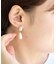 ビジュードロップパールピアス