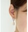 ビジュードロップパールピアス