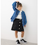 【KIDS】フロントボタンインパン付きスカート